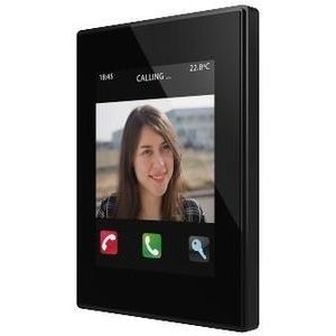 KNX Touch Panel Z41 COM plastic frame (noir) Zennio