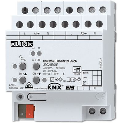 KNX VARIATEUR KNX UNIVERSEL 2X300W Jung