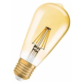 LED lampes retrofit 1906 LEDISOND 7W/825 230VFILGD E27 OSRAM