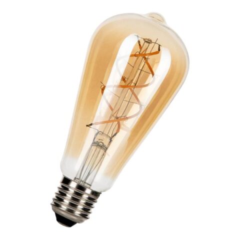 LED lampes retrofit Spiraled Basic ST64 E27 5W 2000K Gold BAILEY