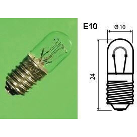 Lampes de signalisation E3965 E10 11x23mm 6V 350mA ORBITEC