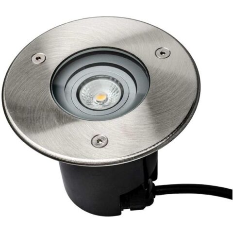 Lum.encastrée dans le sol LED Horizon Rond LED blanc chaud UNI-BRIGHT