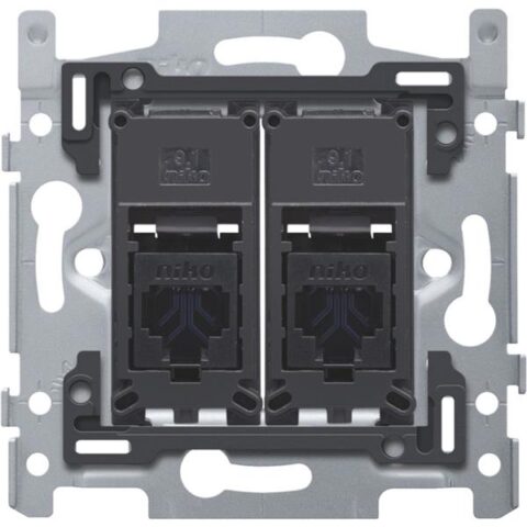 Matériel à encastrer SUPPORT 2XRJ45 UTP CAT6 NIKO