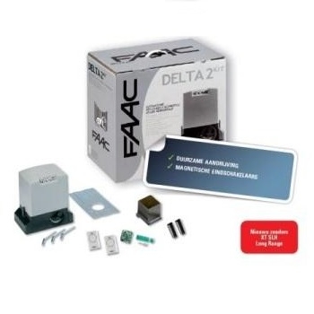 Ouvre porte gar.+ouvre-portail DELTA 2 KIT 500KG (740) 230V FAAC