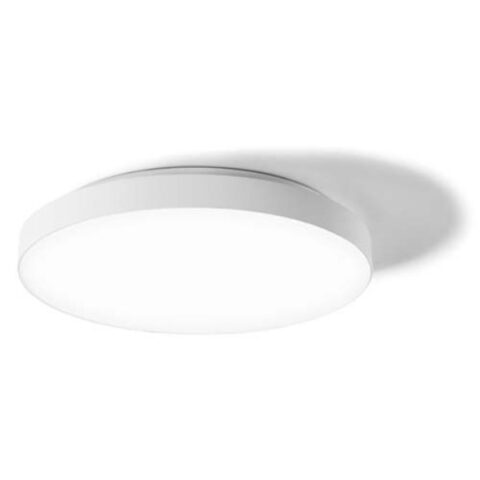 Plafonnier apparent LED DISC 22W 3000K 2000lm IP54 RAL9003 INTEGRATECH