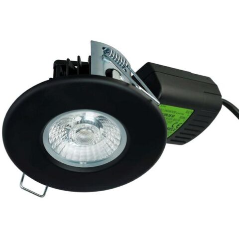 Spot encastré LED Halers H2 Pro 700 O 11W 830 IP65 noir COLLINGWOOD