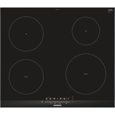 Table de cuisson 4 zones Taque à induction 60cm facet inox Siemens ménagé