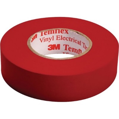 Tapes speciaux Temflex 1500 ruban 19mmx20m rouge 3M