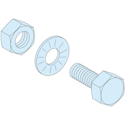 Armoires system + acces. 20 BOULONS M6X20/BARRE 5MM Schneider Distribution