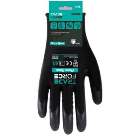 N/A 3 paires de gants Force Basic 13G - M Tradeforce