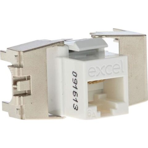 Prisse RJ45 EXL C6A LOW PROFILE UNSCRD K/S JACK T/LE Excel Networking Solutions