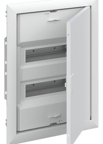 N/A UK600 Coffret encastré 2R 24M avec porte ABB