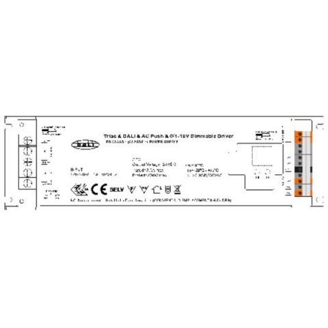 Gestion d'éclairage LED Voeding+PWM out 24VDC 200W INTEGRATECH