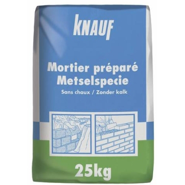 Mortier en sac de 25 kg pour construction et reparation Knauf Matoselec