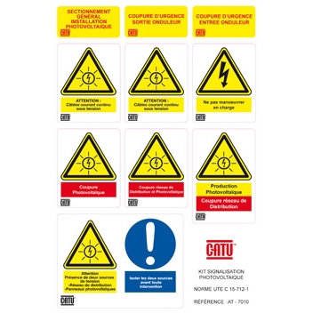 N/A Kit de signalisation photovoltaïque (Fr) CATUE