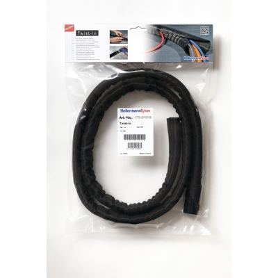 Tresse - gaine Twist-In 05-PET-BK Hellermann Tyton