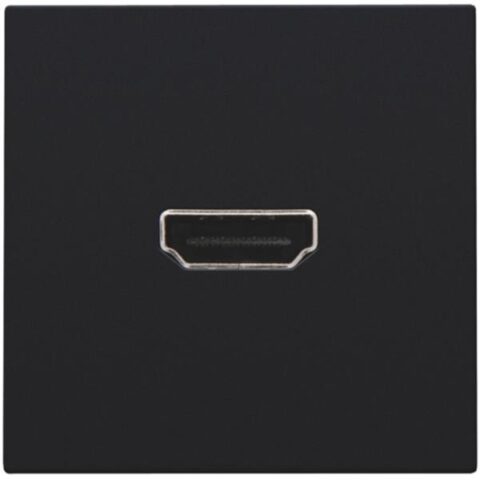 Matériel à encastrer PRISE HDMI-HDMI BLACK NIKO