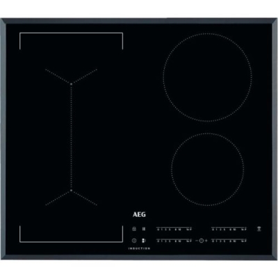 Table de cuisson 4 zones Taque à ind. 60cm 4 zones bord biseauté AEG