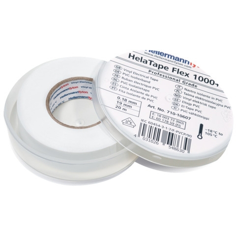 Tapes speciaux HTAPE-FLEX1000+ C 19x20-PVC-GY Hellermann Tyton