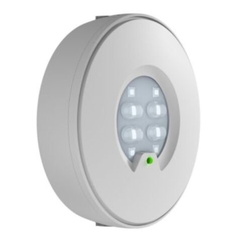 Ecl. de sécurité LED RoundTech Basic 1h NP 150lm IP44 appar EATON