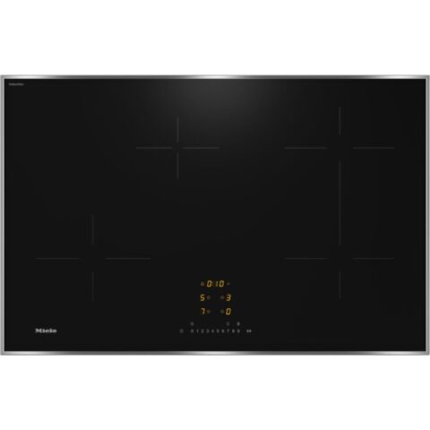 N/A Taque à induction 80cm bord inox MIELE