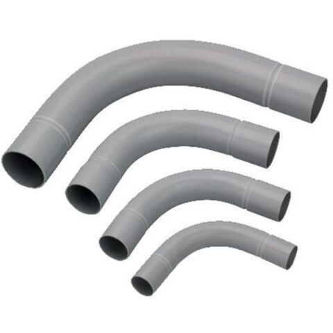 Accessoires tubes pvc Coude slagvast 40 mm gris foncé RAL7037 HELIA