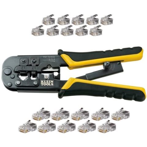 Appareil mesure universel+acce Pince à dénuder et sertir RJ11/RJ45 Klein Tools