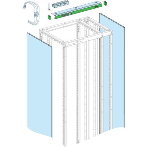 Armoires system + acces. 2 PANNEAUX LAT.IP55 P400 L400 Schneider Distribution