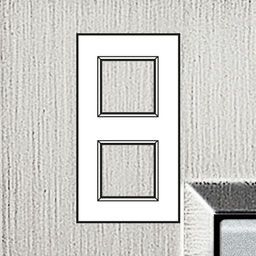 BTicino Living Light LL-Plaque rectangul. 2x2 mod BTICINO