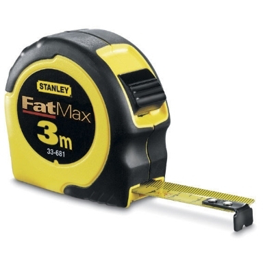 Outillage n0n-electrique Mètre ruban FatMax bimatière 16mm x 3m STANLEY