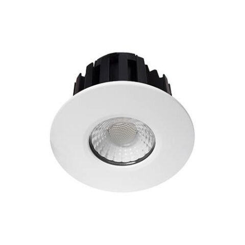 Spot encastré LED Lewa RD LED 10W DIM IP65 mat blc+nickel INDIGO