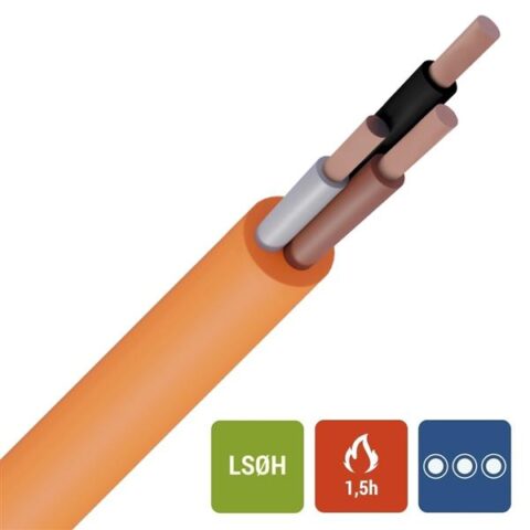 CABLE ANTI-FEU BELGE ATOX RF1H30 ORANGE 500V 3X2